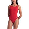 ARENA WOMEN'S SWIMSUIT LACE BACK SOLID Costume da donna Performance