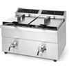 Hendi Friggitrice Ad Induzione Con Rubinetti Di Scarico - 2 X 8 L