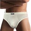 Cotonella Slip Uomo Elastico Interno Cotone Elasticizato Art. 2396 (XXXL, Bianco 4 Pezzi)