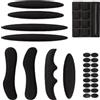 HBERCAI Set di Imbottitura Casco Bici,Imbottiture per Elmetti Schiuma per Imbottitura per Casco,Casco in Spugna Uso Sostitutivo,Accessori per la Protezione Del Casco per Moto da Bici-Nero