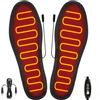 KATELUO Solette Riscaldate Ricaricabili, Solette Riscaldanti Ricaricabili, Solette Riscaldabili Solette Scaldapiedi Elettrico USB Solette Termiche Lavabili per Caccia Invernale, Pesca, Sci, Escursionismo
