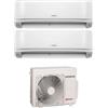 Hitachi Condizionatore Climatizzatore Hitachi Dual Split Inverter R-32 airHome 400 9000+12000 BTU Con RAM-E53N2HAE Wi-Fi Integrato 9+12