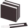 LLPT 26 Pezzi Etichette Magnetiche Etichette Magnetiche Scrivibili Con Pellicola Protettiva in Plastica Trasparente 1CM x 5CM per Scaffali Metallici Armadietti e Lavagne Bianche (MH20526)