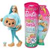 TOYS ONE Mattel HRK25 Barbie Cutie Reveal Bambola con Costume di Peluche da Orsacchiotto