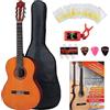 Yamaha CS40 - Chitarra classica 3/4, set, con accessori inclusi e Tuner