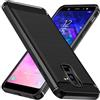 iVoler Cover per Samsung Galaxy A6+ 2018 / A6 Plus 2018, [Protezione Antiurto di Grado Militare] Custodia Sottile Morbida in Silicone TPU Anti-Impronte Anti-Graffio Protettiva Case, Nero