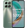 HONOR X6b Smartphone Android 14 Dual SIM NFC, batteria 5200 mAh, 4GB RAM 128GB telefono con Display 6,56 pollici 90Hz, fotocamera 50+2MP, Octa-core cellulare impronta digitale, Forest Green