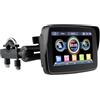 LIVASH Display Impermeabile per Motocicletta con Schermo GPS di Navigazione Portatile per Auto Android Carplay Wireless per Moto da 5 Pollici