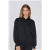 Tezenis Felpa Pesante Con Cappuccio Donna Nero