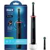 Procter & Gamble Oralb Pro 3 Black Spazzolino+ 2 testine