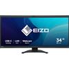 EIZO Monitor Eizo FlexScan EV3450XC-BK 34'' UWQHD IPS Webcam USB-C Nero
