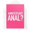 Tongue in Peach Divertenti biglietti di anniversario | Biglietto anale per anniversario | Per lei per lui battute marito fidanzato moglie scherzi celebrare il matrimonio | CBH975