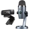 Logitech C920 Hd Pro Webcam, Videochiamata Full Hd 1080P/30Fps, Audio Stereo, ‎F