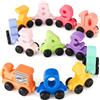 KADAYAYA Giocattolo Treno dei Numeri, Magnetico Treno Set per Bambini, Plastica Trenino dei Numeri Macchinine, Giocattolo Montessori Educativi Regali per Ragazzi Ragazze 3 4 5 6 Anni