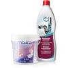 Wimex Cali-mex - Kit per Pulizia e Manutenzione degli Scarichi Adatto per Sifoni e Tubazioni di Bagno e Cucina Cali-mex Schiuma (1 kg) + Disotturante rapido (1 Litro)