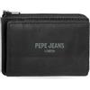 Pepe Jeans Deep Portafoglio con Porta carte di credito nero 11 x 7 x 1,5 cm Pelle by Joumma Bags, Nero, Taglia unica, Portafoglio con porta carte di credito