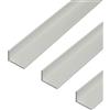 Alberts 497736 - Profilo angolare, in alluminio, colore argento anodizzato, 1000 x 30 x 15 mm, set da 3 pezzi