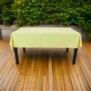Vico Casa® Tovaglia antimacchia 140x140cm per tavolo cucina, salotto/Copritavolo resistente alle macchie, in poliestere (Limone Verbana)