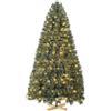 LIFERUN Albero di Natale Artificiale 270 cm, Albero di Natale Luxury Realistico, Folto, Aghi di Pino Pretrattati Realistici, con Supporto in Legno Fatto a Mano, 550 Luci Bianche Calde, 1100 Punte, Ignifugo