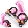 Nova Lux RANGER DOUBLE-BALLCUFFS, BALLCUFFS-STRETCHER di Nova Lux, Set con anelli di serraggio Crusher, Gabbia per erezione testicoli scroto di Nova Lux, realizzato nell'UE, CBT