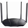 Tenda TX9 PRO, Wi-Fi 6 (802.11ax), Dual-band (2.4 GHz/5 GHz), Collegamento ethernet LAN, Nero, Router da tavolo TX9 PRO