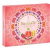 Pompadour Namaste Collection Box (conf.da 30 filtri), Felice Armonia, Risveglio dei Sensi, Puro Rilassamento, Benessere Interiore, Tè Bianco, Tè Verde con Matcha, Senza Lattosio e Glutine, 55g