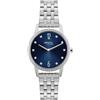 Breil, Collezione Twinkle Sky, Orologio Donna Elegante, Cronografo Donna in Acciaio, Quadrante Blu Sunray con Lucenti Cristalli, Chiusura Déployante Regolabile, Resistente all'Acqua