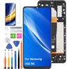 HLYGZX Display di ricambio originale per schermo LCD Samsung Galaxy A32 5G, A326B A326BR A326U A326W A326K LCD Display Touch Digitizer Assembly Kit parti di riparazione (senza per A32 4G, nero con cornice)