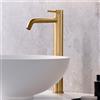 Mariner Logica rubinetto lavabo XL con corpo del rubinetto rialzato, LOG0052XL-OB, Logica oro spazzolato [Rubinetteria Bagno > Rubinetteria Lavabo]