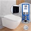 evineo ineo3 SET softcube completo smart WC con elemento incasso neeos,, BE0602WH+16746BM#SET, ineo3 bianco [WC > Smart WC con Elementi Incasso]
