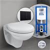 Ideal Standard Eurovit set completo WC sospeso con elemento incasso neeos,, V390601+16791WH#SET, Eurovit bianco [WC > WC con Elementi Incasso]