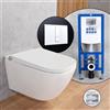 evineo ineo3 SET softcube completo smart WC con elemento incasso neeos,, BE0602WH+16791WH#SET, ineo3 bianco [WC > Smart WC con Elementi Incasso]
