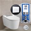 Geberit AquaClean Sela SET completo smart WC con elemento incasso neeos,, 146220211+16601WH#SET, AquaClean Sela bianco/cromo [WC > Smart WC con Elementi Incasso]