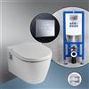 Ideal Standard Connect set completo WC sospeso con elemento incasso neeos,, E823201+16601CR#SET, Connect bianco [WC > WC con Elementi Incasso]