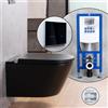 evineo ineo3 soft SET completo smart WC con elemento incasso neeos,, BE0603BM+16746BM#SET, ineo3 nero opaco [WC > Smart WC con Elementi Incasso]