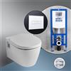 Ideal Standard Connect set completo WC sospeso con elemento incasso neeos,, E823201+16601WH#SET, Connect bianco [WC > WC con Elementi Incasso]