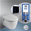 Ideal Standard Connect set completo WC sospeso con elemento incasso neeos,, E823201+16746BM#SET, Connect bianco [WC > WC con Elementi Incasso]