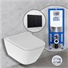 Geberit Smyle Square Compact set completo WC sospeso con elemento incasso neeos,, 500379011+16791BM#SET, Smyle Square bianco [WC > WC con Elementi Incasso]