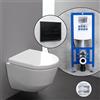 LAUFEN Pro Compact set completo WC sospeso con elemento incasso neeos,, H8209654000001+16601BM#SET, Pro bianco [WC > WC con Elementi Incasso]
