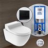 Geberit AquaClean Tuma Comfort SET completo smart WC con elemento incasso neeos,, 146290111+16601BM#SET, Comfort AquaClean Tuma bianco [WC > Smart WC con Elementi Incasso]