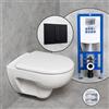Geberit Renova WC sospeso & Tellkamp sedile WC con elemento incasso neeos,, 203040000+16791BM#SET, Renova; Renova Plan bianco [WC > WC con Elementi Incasso]