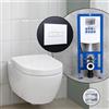Villeroy & Boch Subway 2.0 ViFresh SET completo WC sospeso con elemento incasso neeos,, 5614A1T2+16601WH#SET, Subway 2.0 bianco [WC > WC con Elementi Incasso]