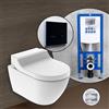 Geberit AquaClean Tuma Comfort SET completo smart WC con elemento incasso neeos,, 146290111+16746BM#SET, Comfort AquaClean Tuma bianco [WC > Smart WC con Elementi Incasso]