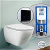 LAUFEN LUA set completo WC sospeso con elemento incasso neeos,, H8200804000001+16746BM#SET, LUA bianco [WC > WC con Elementi Incasso]