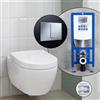 Villeroy & Boch Subway 2.0 ViFresh SET completo WC sospeso con elemento incasso neeos,, 5614A1T2+16791CR#SET, Subway 2.0 bianco [WC > WC con Elementi Incasso]