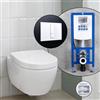 Villeroy & Boch Subway 2.0 ViFresh SET completo WC sospeso con elemento incasso neeos,, 5614A1T2+16791WH#SET, Subway 2.0 bianco [WC > WC con Elementi Incasso]