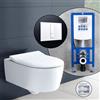 Villeroy & Boch Avento SET completo WC sospeso con elemento incasso neeos,, 5656RSR1+16791WH#SET, Avento bianco [WC > WC con Elementi Incasso]