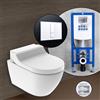 Geberit AquaClean Tuma Comfort SET completo smart WC con elemento incasso neeos,, 146290111+16791WH#SET, Comfort AquaClean Tuma bianco [WC > Smart WC con Elementi Incasso]