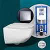 LAUFEN Pro set completo WC sospeso con elemento incasso neeos,, H8209660000001+16601CR#SET, Pro bianco [WC > WC con Elementi Incasso]