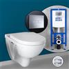 Villeroy & Boch O.novo SET completo WC sospeso con elemento incasso neeos,, 5660HR01+16601CR#SET, O.novo bianco [WC > WC con Elementi Incasso]
